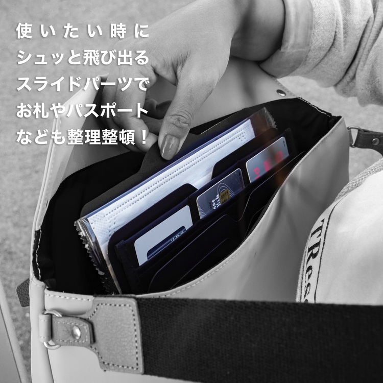 （ステアーズHK）FURIKAKE別注スリングバッグ・ターコイズ